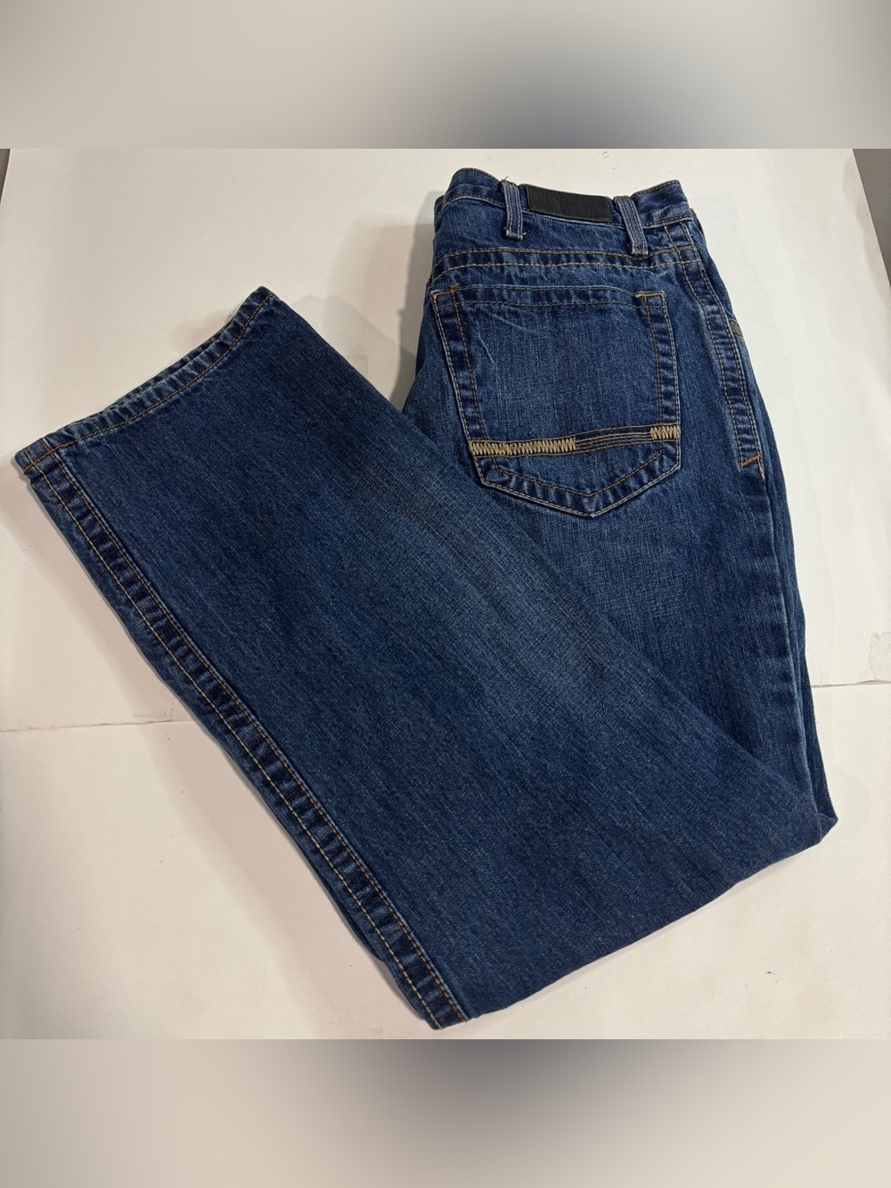 Cinch Garth Brooks Sevens Jeans Mens 35x32 Blue Relaxed Bootcut Denim Casual